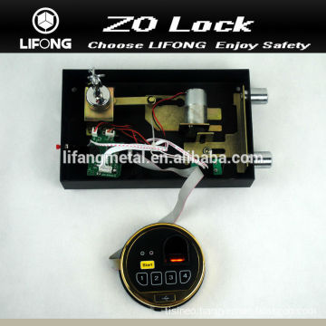 Fingerprint electronic safe locker lock with number key for safe box door